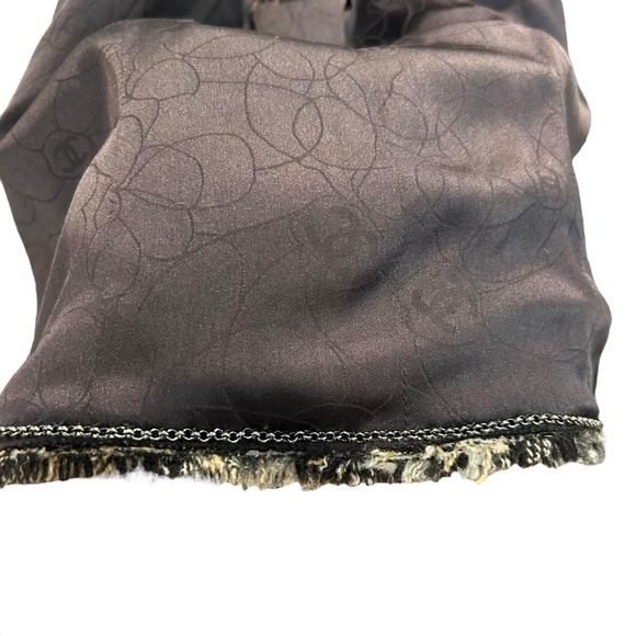 Chanel VINTAGE Fall 2005 Tweed Crop Jacket Sz 10 Wool Blend Open Front Blazer - Picture 3 of 11